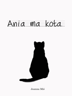 cover image of Ania ma kota.